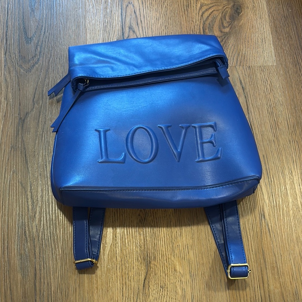 Brash Blue LOVE Backpack